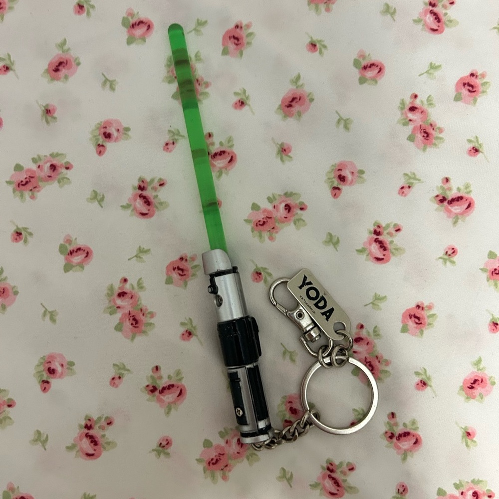 official disney lightsaber keychain